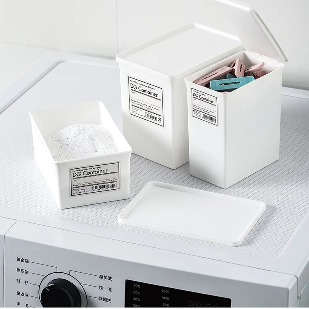 New 2021 Household Washing Powder Storage Box Portable Large Plastic