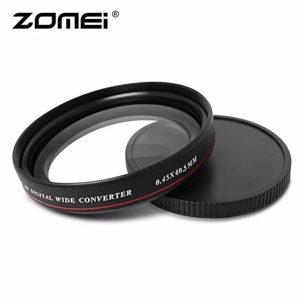 

ZOMEI Ultra-thin 0.45X Wide Converter Wide Angle Multi-Coated Optical Glass Filter 40.5mm 49mm 52mm 58mm 62mm 67mm 72mm 77mm