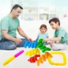 Colorful Tubes Fidget Toys Folding Autism Adults Sensory Stress Relief Simple Toys for Adults Children Funny Antistress Toy 4
