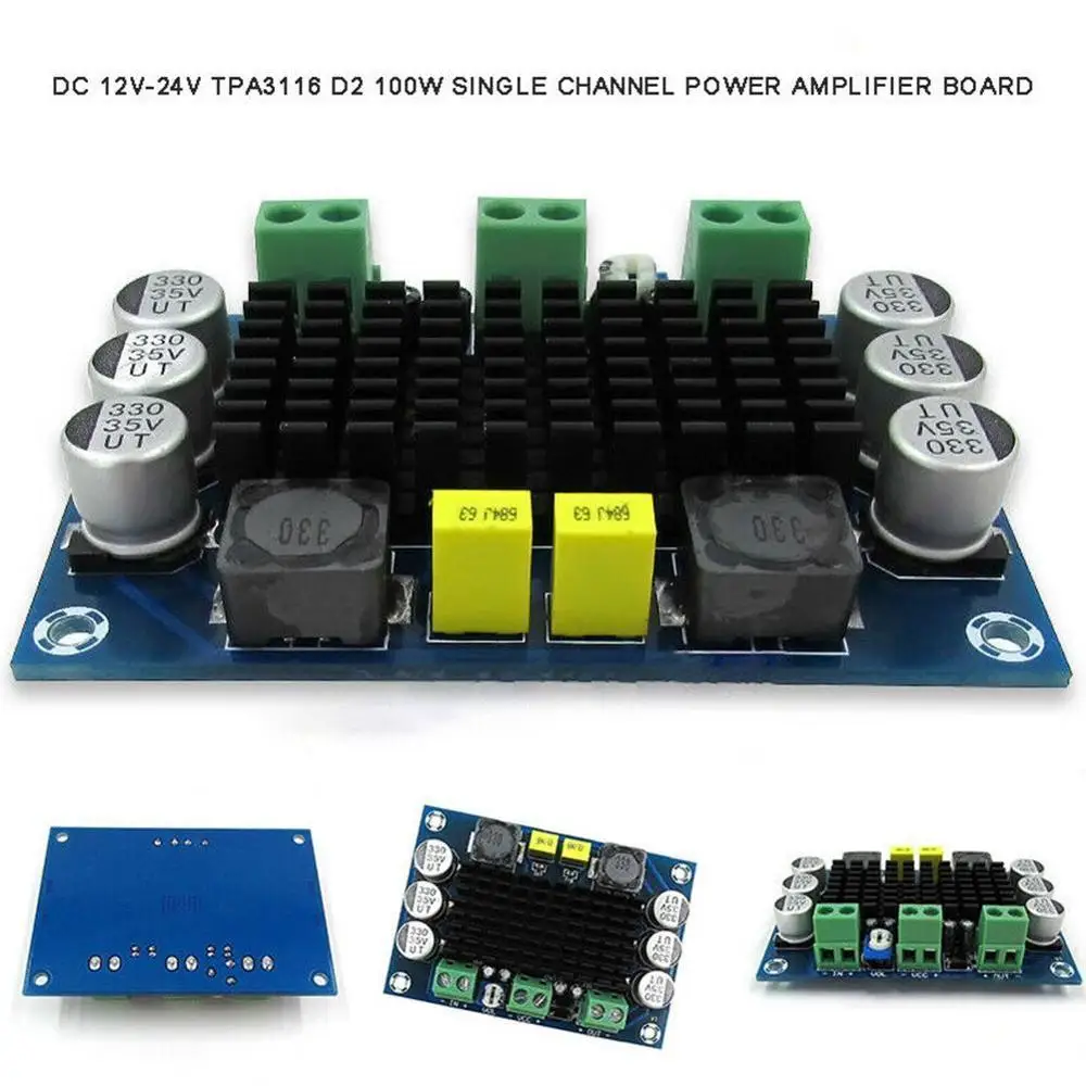 TPA3116D2 цифровой аудио усилитель плата 100 Вт дБ высокое качество DC12 26V