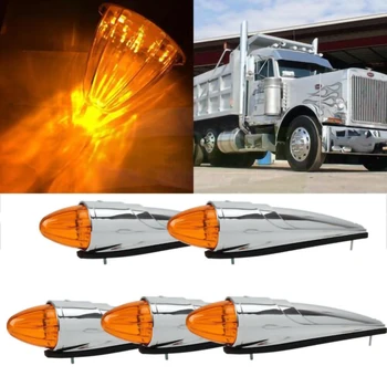 

17 LED Amber Truck Roof Cab Marker Clearance Top Lights for Trucks