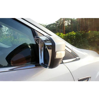 

Chrome Rearview Mirror Eyebrow Cover Trim 2pcs For Ford Escape / Kuga 2013-2017 Rearview Mirror Eyebrow Cover Trim