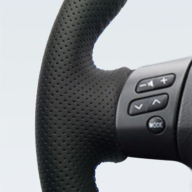 Прошитый вручную PU искусственная кожа Чехол рулевого колеса автомобиля для Toyota Corolla 2004-2006 Caldina 2002-2007 RAV4(US) Scion