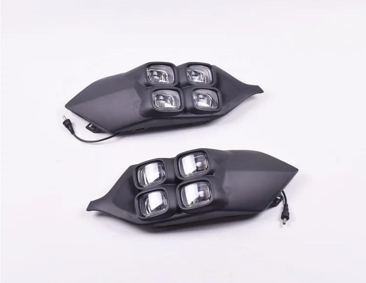 Автомобильные аксессуары ABS 12V Светодиодный дневной ходовой свет DRL лампа для Mitsubishi Pajero Sport