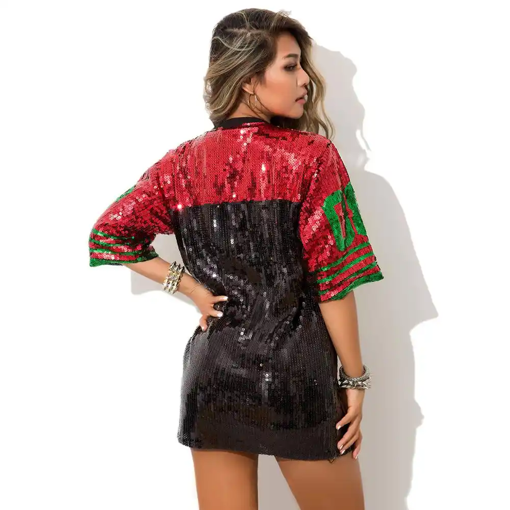 sparkly tshirt dress