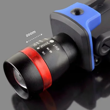 

Fishing LED Cap Light 3 Modes Camping Hiking Hands Free Battery Powered Headlamp Clip On Adjustable Outdoor Night Running