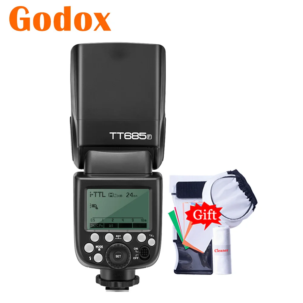 Godox 2 4G TTL GN60 HSS TT685F вспышка для камеры Fujifilm X-T20 X-T2 X-E3 X100T X-T10 X-A10 X-T1 X70 X-A2 X-M1 X-E2 |