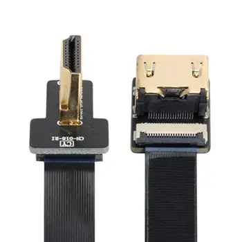 

Left and right turn aerial photography FPV male to female HDMI to HDMI HD line extension line 90 degree FPC line hd-216