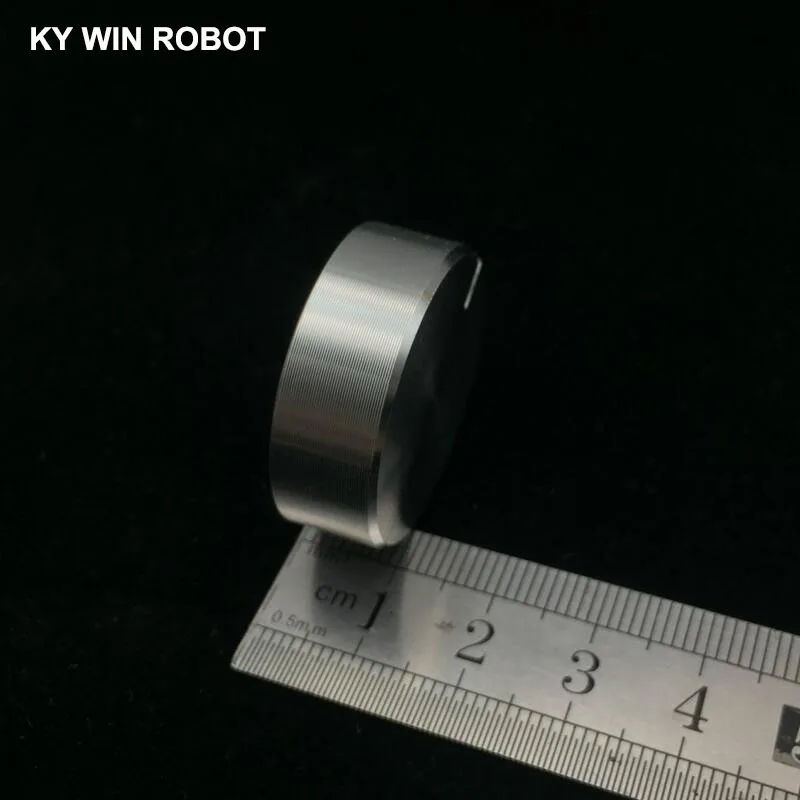 1 шт. 30x10 мм 6 мм отверстие вала алюминиевый сплав потенциометра Ручка Белый