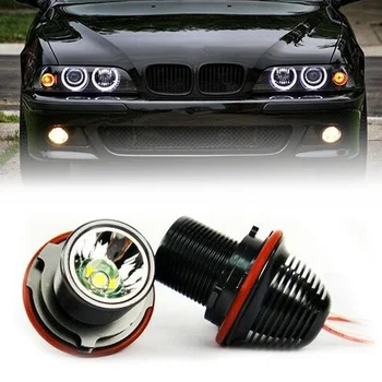 

Car Angel Eye Lights Auto 2Pcs LED Halo Ring White 6000K 6312694048 Lamps