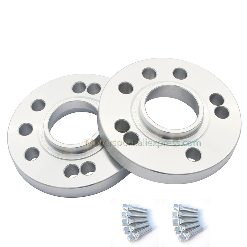 2 шт. 20 мм PCD 5X108-65.1+ 10 шт. болты шиномонтажные расширенные фланцы для автомобильных колес для Citroen peugeot