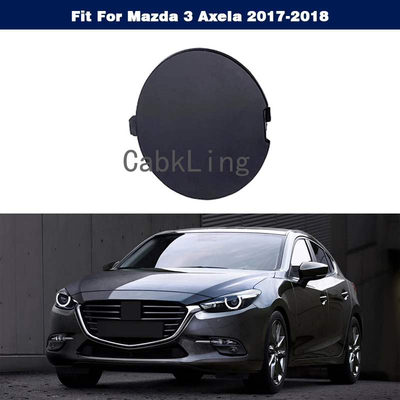 Tow Cap Front Bumper Towing Hook Cover Lid For Mazda 3 Axela 20172018