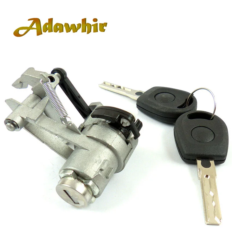 Новый цилиндр замка задней двери с ключами для VW Golf 4 Lupo Seat Arosa 1998 2006 1J6827297G|Набор