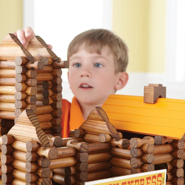 

165 Lincoln Room Building Blocks Rb26 Built Cabin P2. 5 Logs Architecture Building Blocks Children Space Imagining