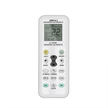 

Universal Low Power Consumption K-1028E Air Condition Remote With Backlight On/Off Timer Remote Control