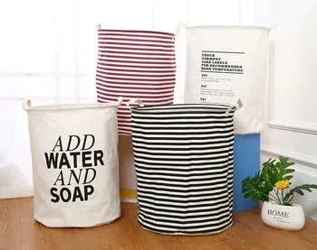 

Waterproof Homehold Storage Bag Foldable Laundry Basket Large Capacity Laundry Hamper Dirty Clothes Storage Organizer Bucket