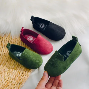 

Spring New Children S One Foot The Pure Color Loafers Line Set Children Canvas Kids Boys Girls Shoes