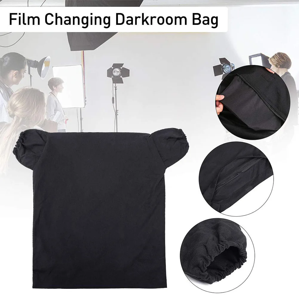Легкая Чистка на молнии, сумка для темной комнаты, антистатический светильник, двойной слой, для фотосъемки, анти-отражение, нагрузка, фото пленка, меняющаяся, портативная