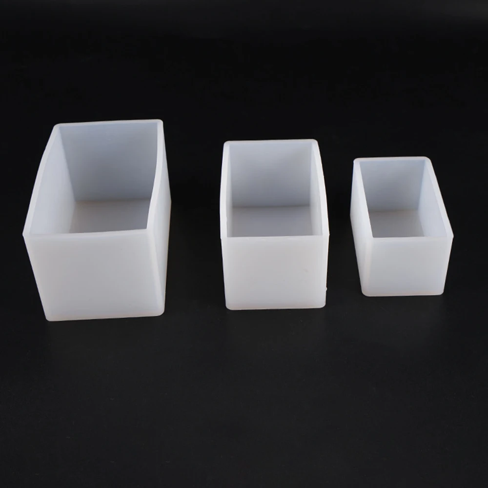 Large Small Cuboid Manual Mirror UV Resin Table Decoration DIY Crystal Epoxy Molds | Дом и сад