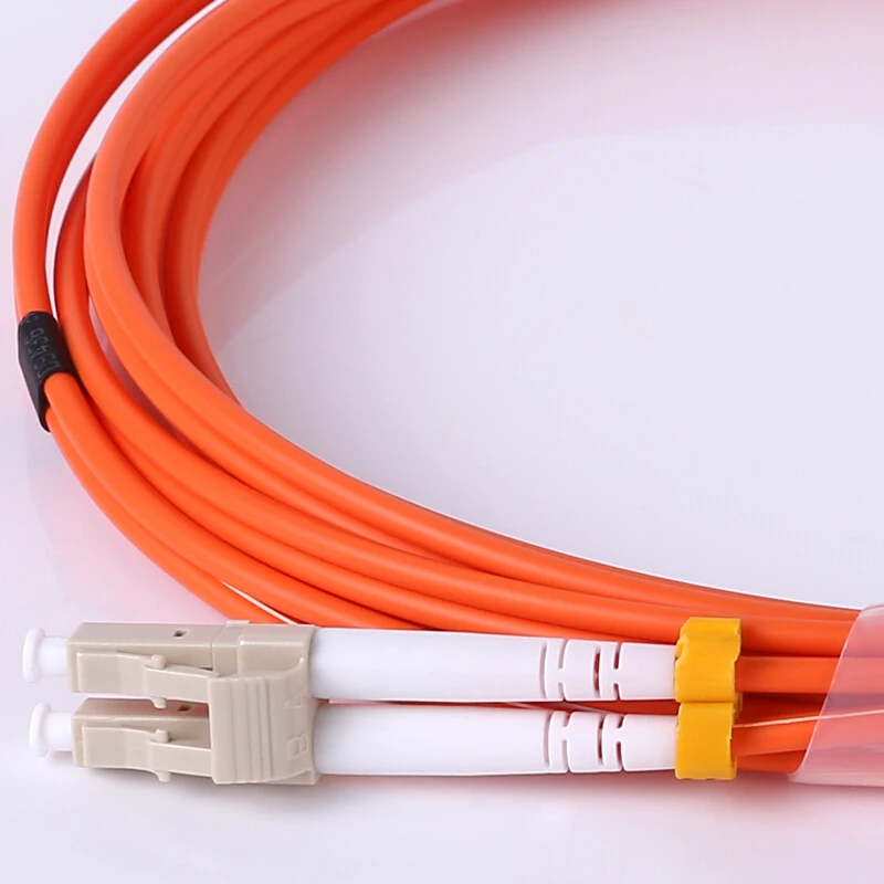 AMPCOM LC к LC волоконный патч-кабель многомодовый дуплексный-50/125um OM2-LC/UPC к LC/UPC