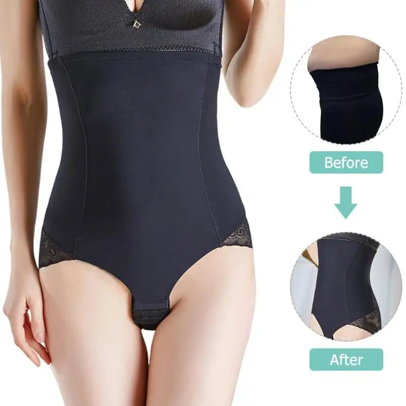 Seamless Elastic Safe High Waist Shaping Panties Slimming Tummy Control Panties Breathable Tummy Control Women Underwear