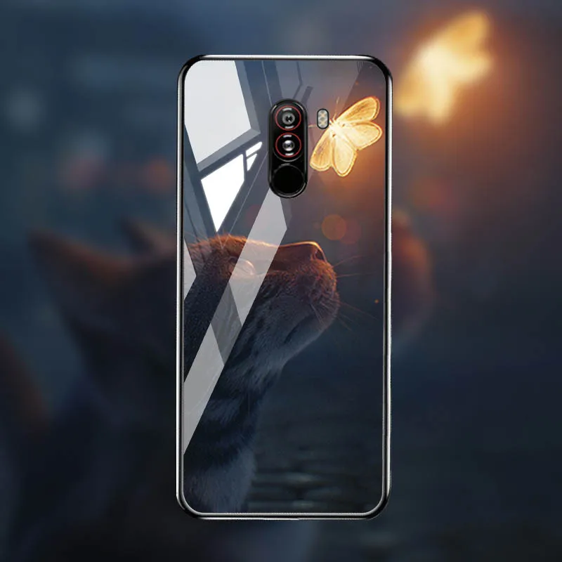 Чехол из закаленного стекла для Xiaomi mi 8 9 SE 9T A3 чехол s Star Space Coque для Xiao mi Pocophone F1 mi x 2S Red mi Note 7 8 Pro - Цвет: M006
