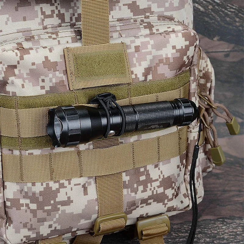 Tactical Gear Clip Molle Web Dominators for Backpack Straps Management Buckle Carabiner Clips Tube Strap MOlle Attachments 10pcs carabiner clips