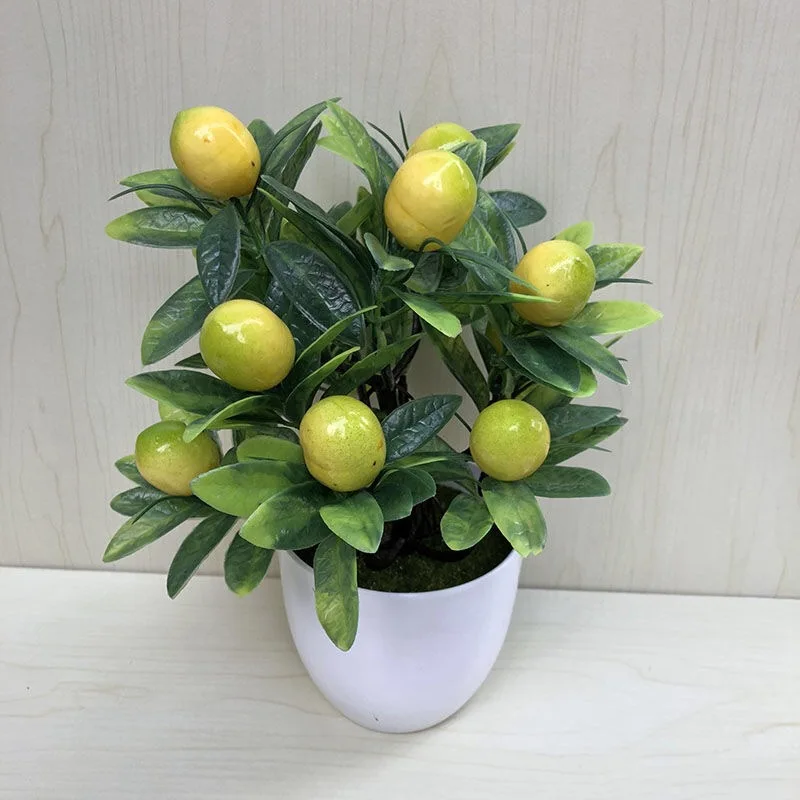 

Artificial Plants Artificial Flower Artificial Plant Bonsai Fruit Tree Greenery Decoration Artificial Plants With Pot
