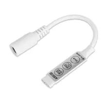 Nuovo Professionale Mini Formato DC12V-24V RGB Ha Condotto Il Regolatore Dimmer Mini 3 keys DC Connettore di Controllo RGB HA CONDOTTO LA Luce di Striscia(China)