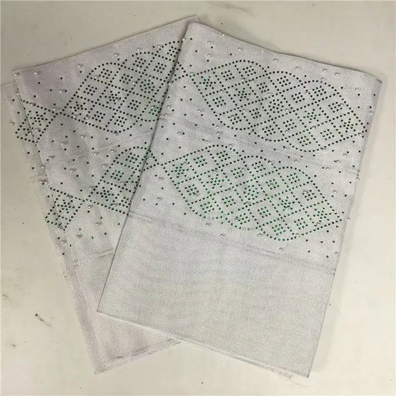 Горячая Распродажа, Африканский sego aso oke головной убор с бисером, кружевная ткань, нигерийский геле, Африканский головной убор, обертка, используется для вечерние 2 шт./компл. 04