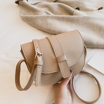

2019 New Pu Small Square Bag Single Shoulder Messenger Bag