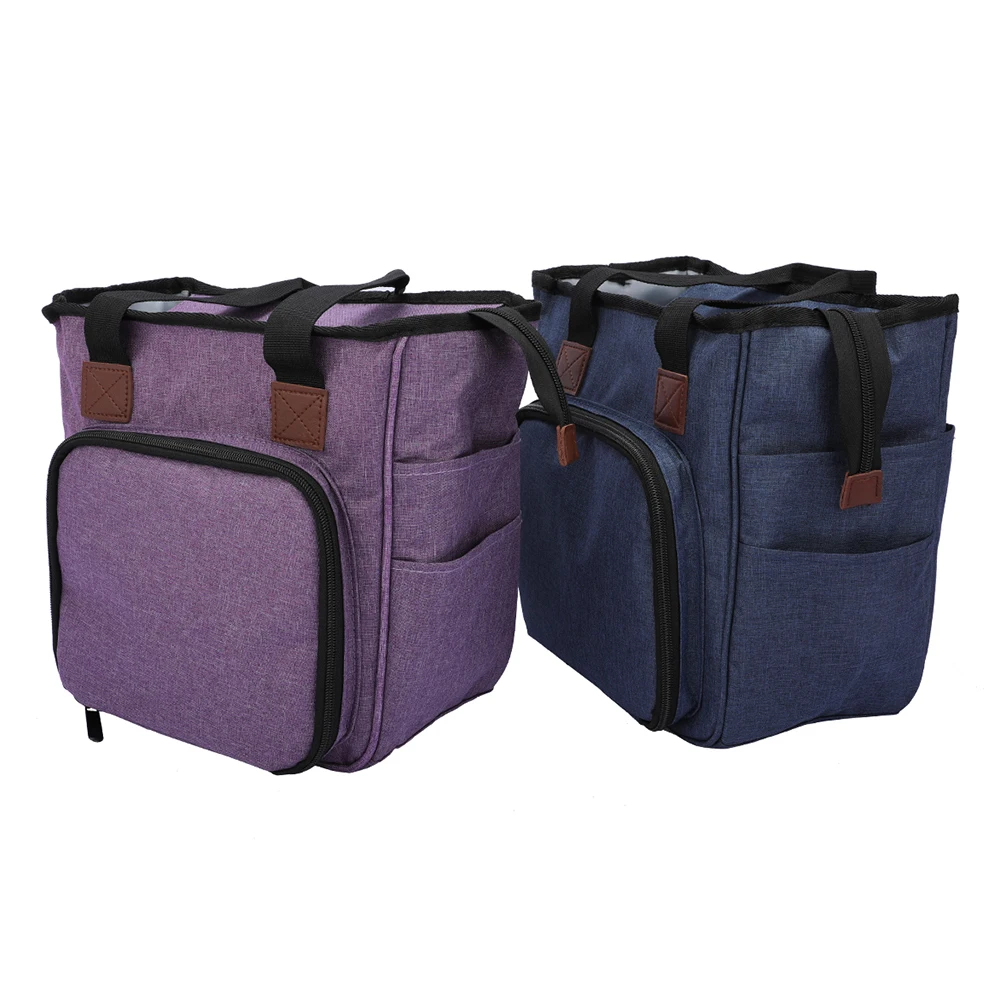 

Knitting Bag Portable Yarn Tote Storage Bag for Wool Crochet Hooks Knitting Needles Sewing Supplies Set DIY Household Organizer
