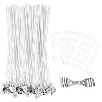 

201 Pcs 4.7 Inch Candle Wicks Centering Device Candle Wicks Sticker For Candle Making, Candle DIY
