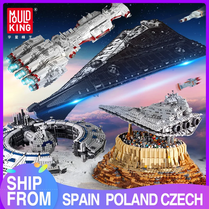 Строительные блоки Mould King конструктор звёздный план MOC Eclipse-класс набор дредов UCS