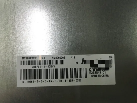 100%  ׽Ʈ LCD ȭ, MT190AW02 V.W MT190AW02 V.Y MT190AW02 V.V MT190AW02 V.A 19 ġ