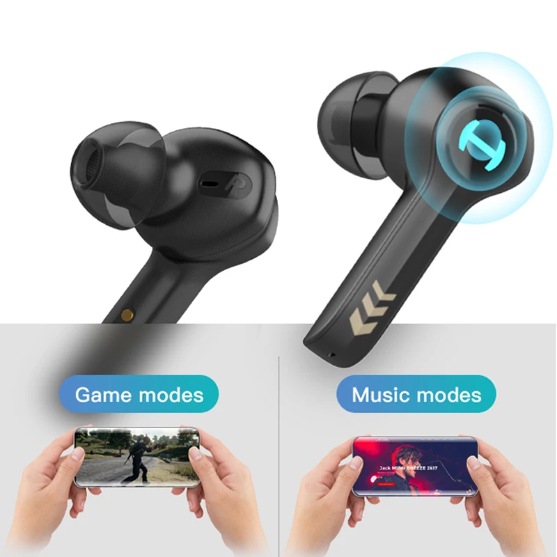 Fone de Ouvido Controle de Toque de Baixa Latência com Assistente de Voz de Cancelamento de Ruído Gm4 sem Fio Edifier Gaming Bluetooth Pixart 5.0 - Image 5