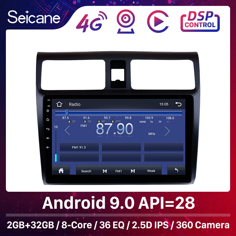 Top Best Brand And Stores Car Dvd Android, Car Screens on Aliexpress 2021 4 Seicane 10.1" Car GPS Navigation Radio For Suzuki Swift 2005 2008 2009 2010 Android 8.1/9.0 Head Unit support DVR 1080P|Car Multimedia Player| - AliExpress