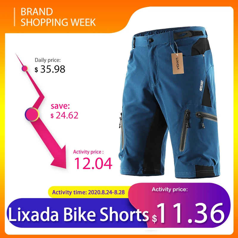 lixada men's cycling shorts