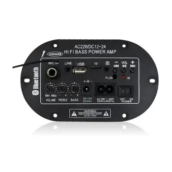 

25W Amplifier Board Bluetooth Amplificador USB FM Radio TF Player Subwoofer Kit