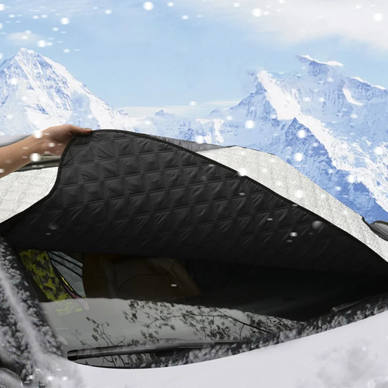 Автомобильная защита от снега, защита от льда, козырек, защита от солнца, передняя и задняя крышка на лобовое стекло, блочные щиты