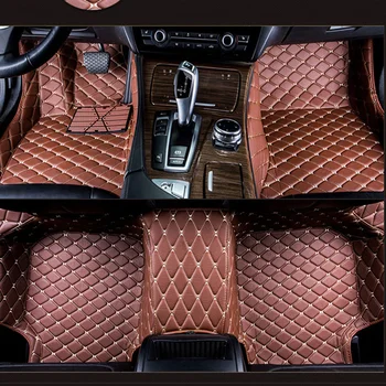 

car floor mats for Citroen c4 c5 c2 c3 c6 drain C Quatre/Triomphe Elysee Picasso car accessories car styling Custom foot mats