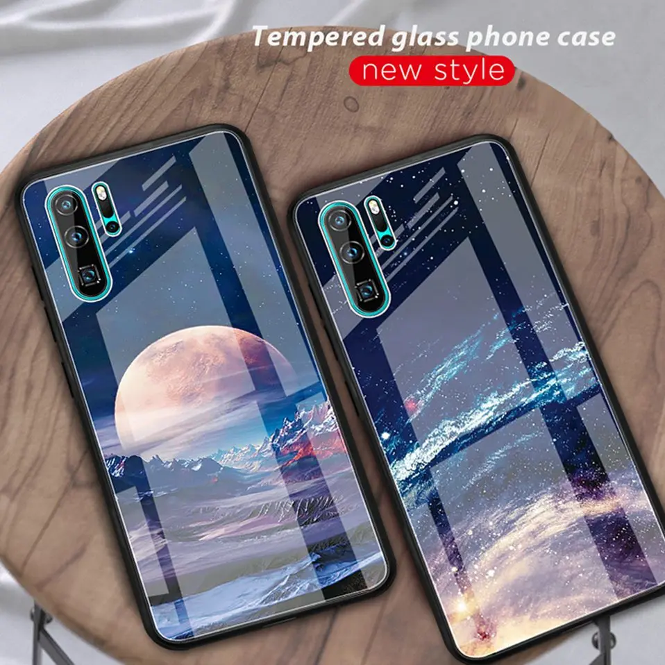 Case For Huawei P30 P20 Pro Lite Nova 3 3i Cover Luxury Glass Case For Huawei Honor 8X 10 10i 20 20i Mate 10 20 30 Pro Lite (3)