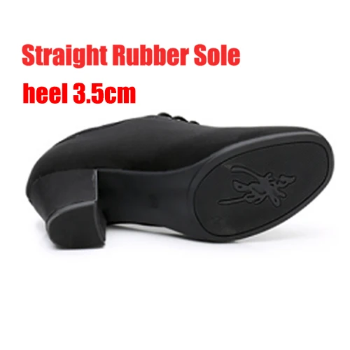 straight rubber3.5 Дышащая парусиновая растягивающаяся обувь для джазовых танцев для женщин; балетки; танцевальные тапки сандалии - Цвет: straight rubber3.5