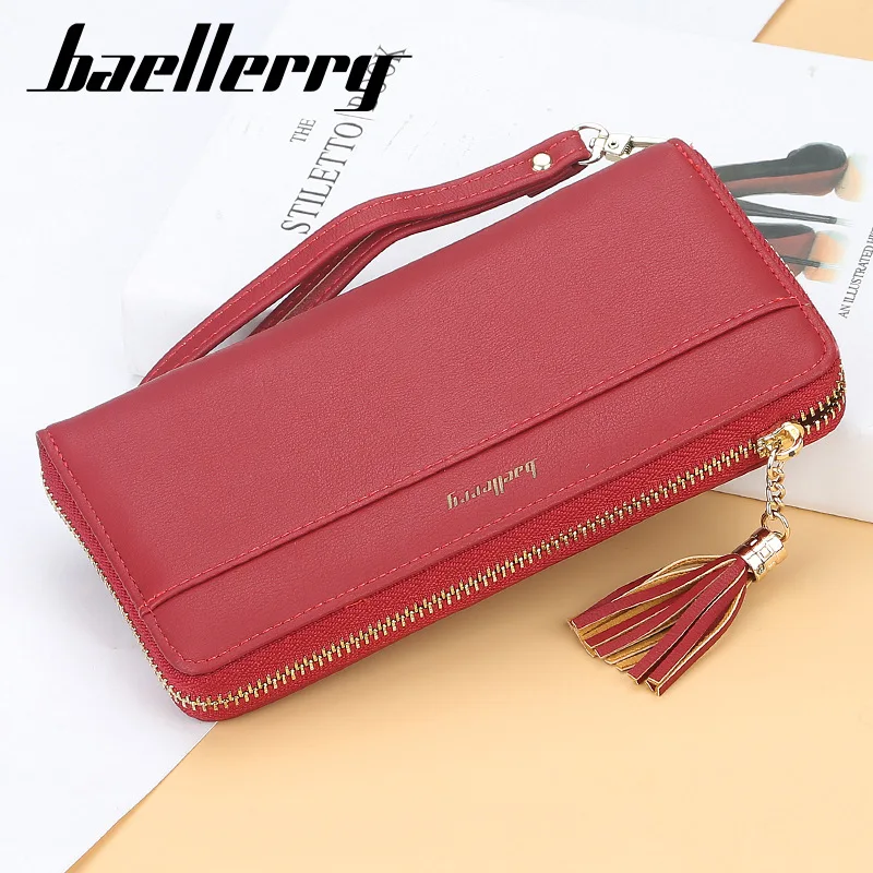 

Bllerry Long Women's Wallet Korean-style Zipper Handbag Large Capacity Simple Versatile Wallet Mobile Phone Bag