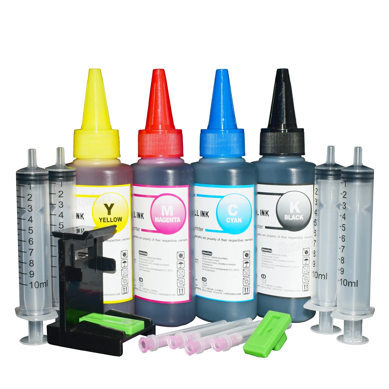 Cartucho de tinta para impresora Hp 305, recambio de tinta para DeskJet  2300, 2700, 4100, ENVY 6000, 6400, 305 xl, Kit100ml|Kits de recarga de  tinta| - AliExpress