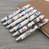 luxury quality 1PC fashion ceramics Fountain Pen M Nib Blue and white ink pen Stationery Office school supplies Writing new ► Photo 2/6