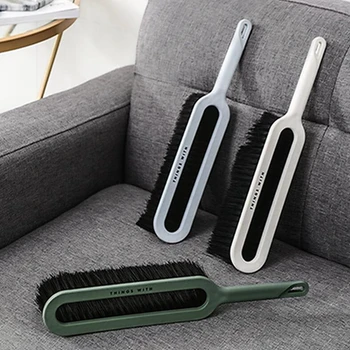 

New Long Handle Bristles Bed Cleaning Brush Plastic Antistatic Brushes Carpet Sofa Clothes Sweeping Broom Home Cleaning Tools