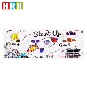 

HRH Stylish Design Silicone Keyboard Covers Keypad Skin Protector Protective Film For HUAWEI matebook D series 15.6 inch PL-W09