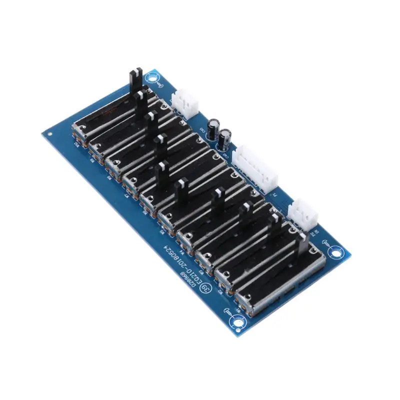 

EQ Equalizer Board Stereo Dual Channel Adjustable Tone Boards Preamp Front Panel For Amplifier