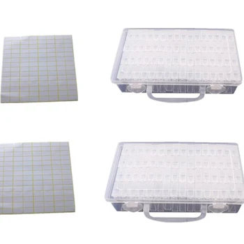 

Separate Diamond Embroidery Box Divider Diamond Painting for 128 Grid Diy Craft Accessories Storage and Organizer